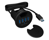 Hub USB ICYBOX IB-HUB1403 HUB biurkowy 60mm NUICYUS4P000014